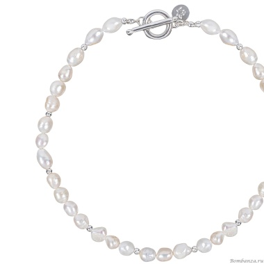 Колье Fiore Luna, String of Pearls Сarabiner, BL4507 S